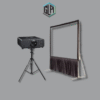 PAKET SEWA SCREEN & LASER PROJECTOR